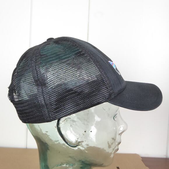 Patagonia Baseball Trucker Hat Cap Mesh Snap Back Embroidered Fish Logo Gorpcore - Picture 6 of 11